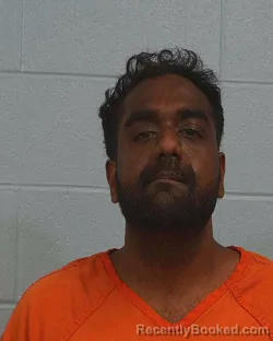 Mugshot of Roshan Krishnamunthy booked in Williamson County, Texas on April 28, 2026