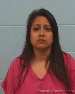 Mugshot of Ashley Sanchez booked in Williamson County, Texas on May 3, 2026