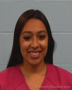 Mugshot of Nicole Soledad Valenzuela booked in Williamson County, Texas on May 7, 2026