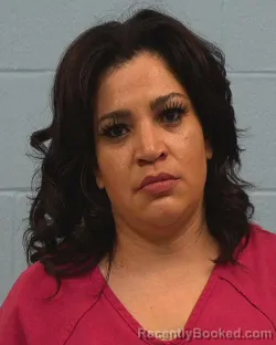Mugshot of Veronica Renee Mayfield booked in Williamson County, Texas on May 8, 2026