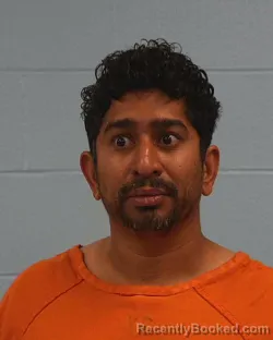 Mugshot of Shibin Sreedharan booked in Williamson County, Texas on May 11, 2026