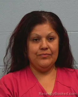 Mugshot of Veronica Trevino Crisostomo booked in Williamson County, Texas on May 17, 2026