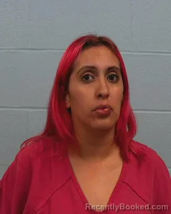 Mugshot of Oralia Elizabeth Garza booked in Williamson County, Texas on May 17, 2026
