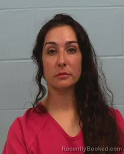 Mugshot of Megan Garcia booked in Williamson County, Texas on June 13, 2026