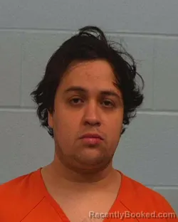 Mugshot of Bryan Alejandro Perez Flores booked in Williamson County, Texas on June 14, 2026