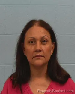 Mugshot of Sylvia M. Franco booked in Williamson County, Texas on June 16, 2026