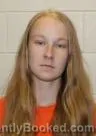 Mugshot of Carly Lynn Helton booked in Atchison County, Kansas on August 19, 2026