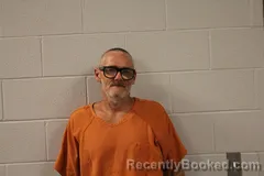 Mugshot of LESLIE G ROWDEN booked in Bourbon County, Kansas on July 30, 2026