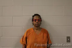 Mugshot of Rocketta L Adams booked in Bourbon County, Kansas on August 27, 2026