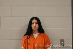 Mugshot of Gabrielle Belcher-Cowlishaw booked in Bourbon County, Kansas on September 5, 2026