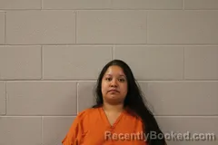 Mugshot of Cristal Hernandez booked in Bourbon County, Kansas on September 9, 2026