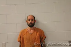 Mugshot of Daniel J Randall booked in Bourbon County, Kansas on September 9, 2026