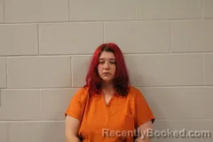 Mugshot of Hailley-Sue M Roach booked in Bourbon County, Kansas on October 1, 2026