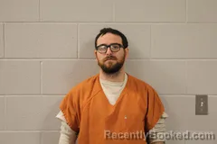 Mugshot of Andrew T Smith booked in Bourbon County, Kansas on October 5, 2026