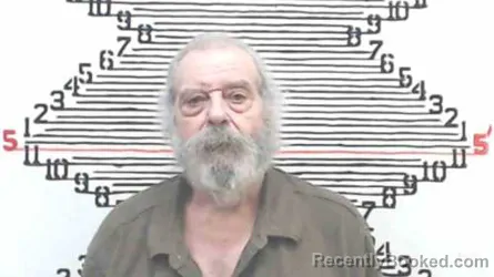 Mugshot of Richard Dean Sanders booked in Brown County, Kansas on March 20, 2026