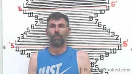 Mugshot of Andrew Vernon Armstrong booked in Brown County, Kansas on April 8, 2026