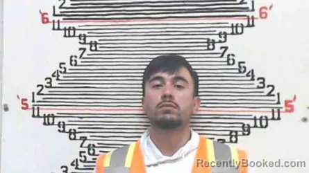 Mugshot of Marcos Javier Salas Frias booked in Brown County, Kansas on April 14, 2026
