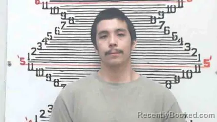 Mugshot of Blackthunder Ryan Clint Dorsch booked in Brown County, Kansas on April 17, 2026