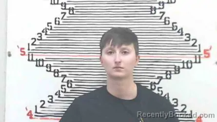 Mugshot of Austyn Ryann Koch booked in Brown County, Kansas on April 17, 2026