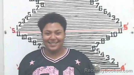 Mugshot of Jadake Irene Pewamo booked in Brown County, Kansas on May 1, 2026