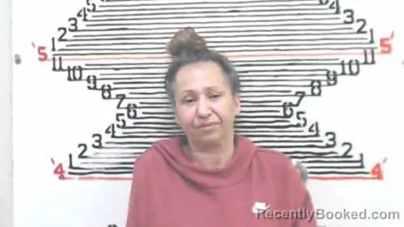 Mugshot of Debbie Darlene Roybal booked in Brown County, Kansas on May 4, 2026