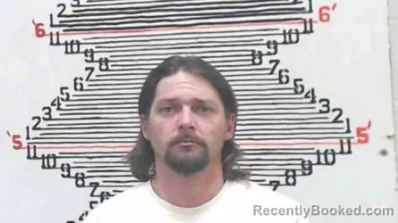 Mugshot of Dominic Anthony Sheltrown booked in Brown County, Kansas on May 8, 2026