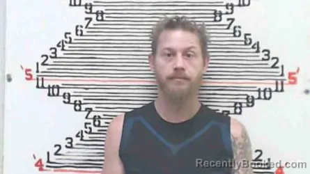 Mugshot of Rodney Joe Scoggins booked in Brown County, Kansas on May 11, 2026