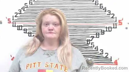 Mugshot of Elaine Elizabeth Anne Moore booked in Brown County, Kansas on June 1, 2026