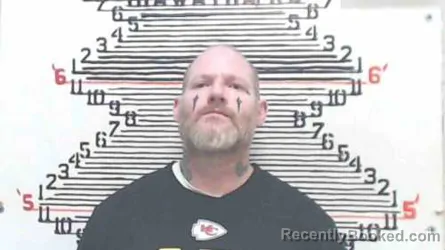 Mugshot of James Allen Schlup booked in Brown County, Kansas on June 5, 2026