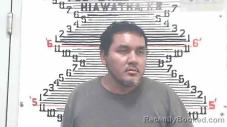 Mugshot of Stephen Duane Cadue booked in Brown County, Kansas on June 16, 2026