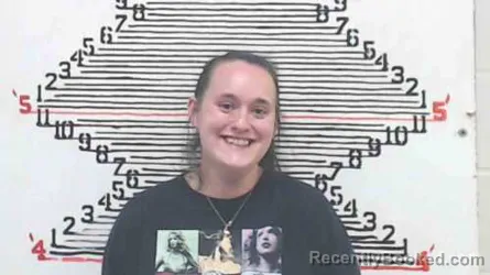 Mugshot of Lexi Ann Mickelis booked in Brown County, Kansas on June 19, 2026