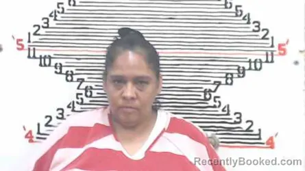 Mugshot of Monica Syens booked in Brown County, Kansas on June 29, 2026