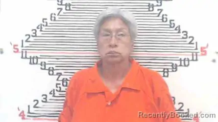 Mugshot of Karen Frances Milton booked in Brown County, Kansas on July 21, 2026