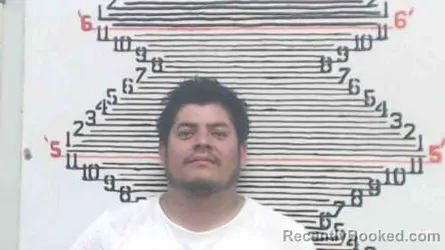 Mugshot of Juan Ricardo Badillo-Rangel booked in Brown County, Kansas on August 13, 2026