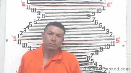 Mugshot of George Suchiapa-Cuto booked in Brown County, Kansas on August 15, 2026