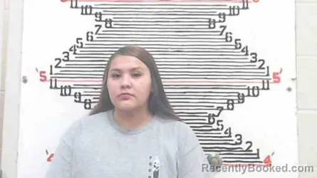 Mugshot of Kalissa Eve Underwood booked in Brown County, Kansas on October 2, 2026