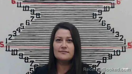 Mugshot of Janelle Leigh Kaster booked in Brown County, Kansas on October 7, 2026