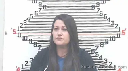 Mugshot of Janelle Leigh Kaster booked in Brown County, Kansas on October 21, 2026