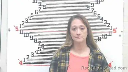 Mugshot of Melissa Faye Lehrbach booked in Brown County, Kansas on October 24, 2026