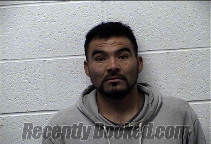 Booking photo from Chase County, Kansas