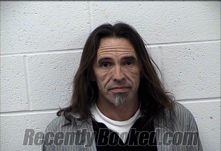 Booking photo from Chase County, Kansas