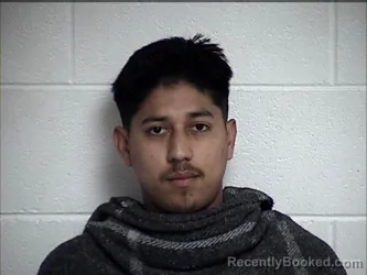 Mugshot of DANLLERI HONAN AGUILARA-LOPEZ booked in Chase County, Kansas on March 19, 2026