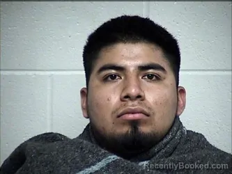 Mugshot of OSCAR CERVANTES-CAMACHO booked in Chase County, Kansas on March 21, 2026