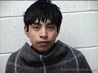 Mugshot of MANUEL LUCAS-LUX booked in Chase County, Kansas on April 1, 2026