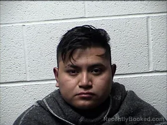 Mugshot of FREDY EDUARDO MARTINEZ-CARRILLO booked in Chase County, Kansas on April 22, 2026