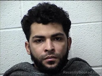 Mugshot of VANZELL ALEJANDRO CASTILLO MEJIAS booked in Chase County, Kansas on April 24, 2026