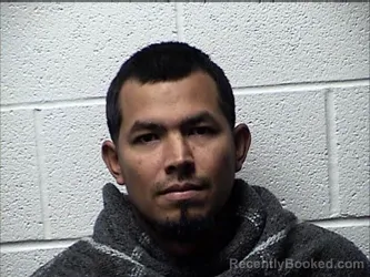 Mugshot of GERSON MAURICIO LOPEZ-OLIVA booked in Chase County, Kansas on April 29, 2026