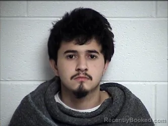 Mugshot of JESER ISAI AGUILAR SAMIENTO booked in Chase County, Kansas on May 7, 2026