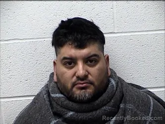 Mugshot of DIEGO JOSAFAT ORTIZ-MORALES booked in Chase County, Kansas on May 13, 2026