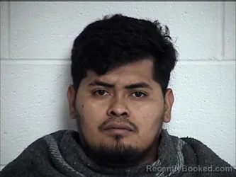 Mugshot of MARLON ALEXI AMAYA-FLORES booked in Chase County, Kansas on May 30, 2026